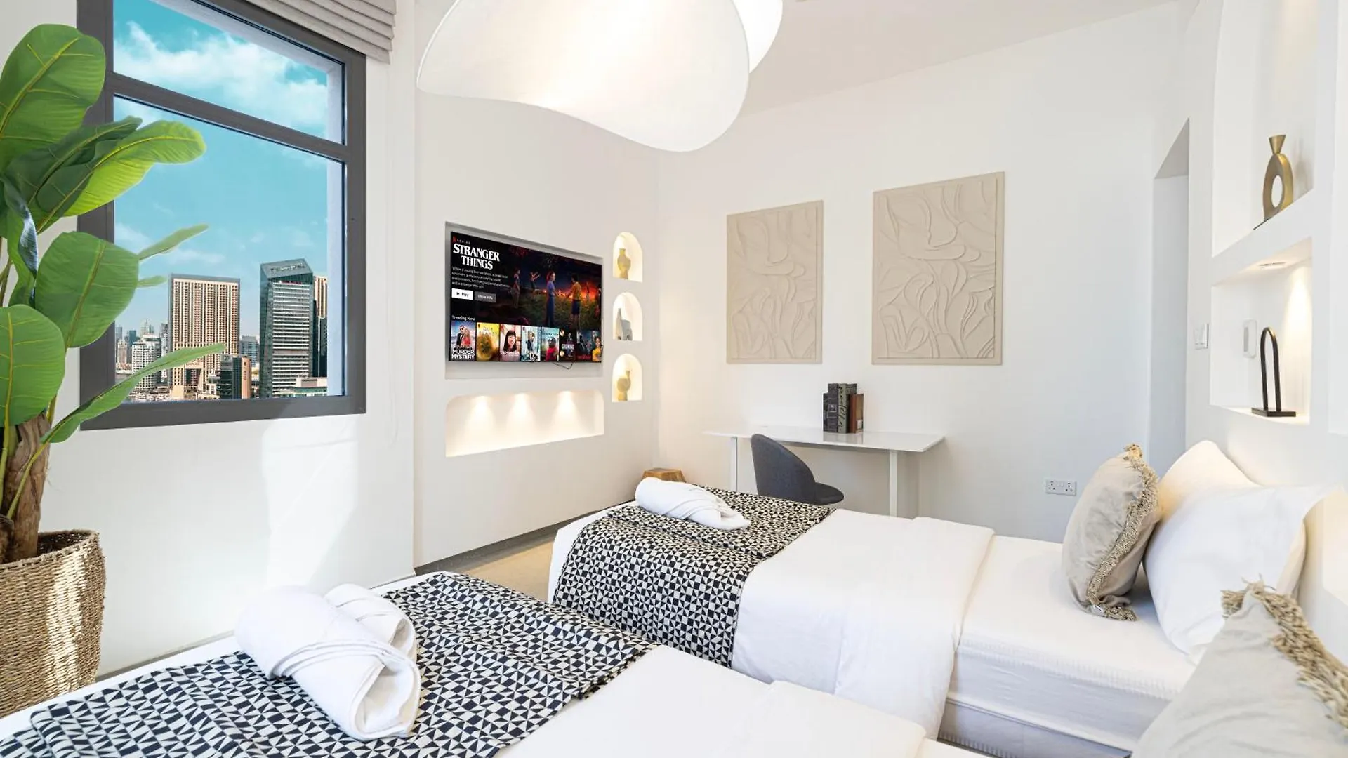 Apartment Black & Bold - Aesthetic Stay Dubai United Arab Emirates